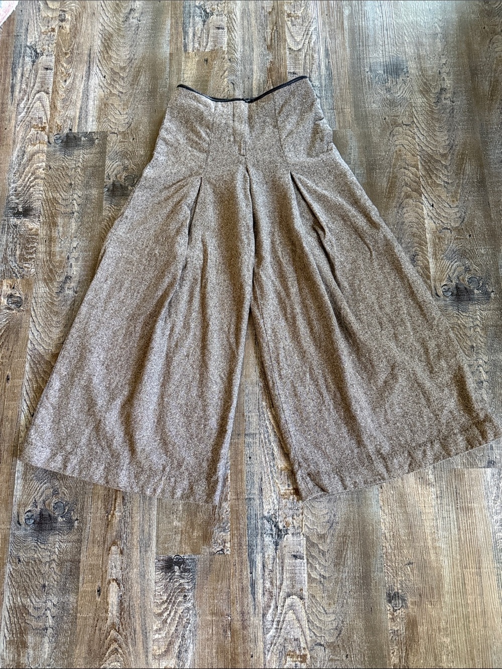 Gunex | Wool Blend Pleated Culottes